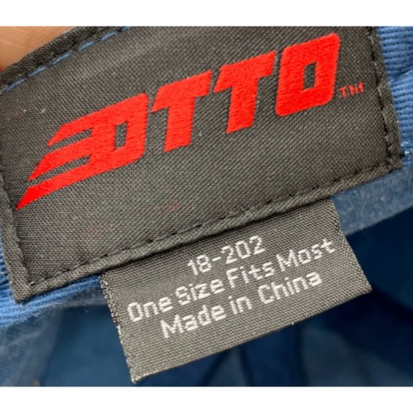 Otto Cap Blue Denim Embroidered Strapback Baseball Cap (18-202) - Picture 5 of 5